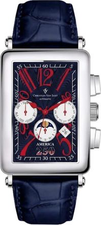 Christian Van Sant Anniversary Blue Dial Mens Watch CV9250