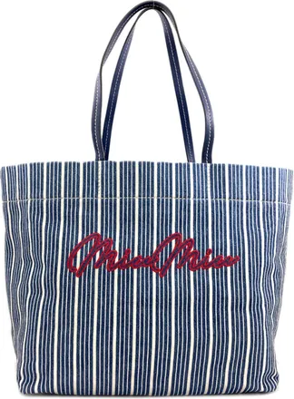 Miu Miu Blue Denim Tote Bag (Pre-Owned)