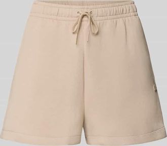 Lacoste Sport Regular Fit Sweatshorts aus Baumwoll-Mix in Beige, Gr&ouml;&szlig;e 34