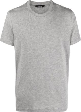 Tom Ford Grey Crew Neck T-Shirt