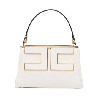 Elisabetta Franchi Tassen, Dames, Wit, ONE Size, Satijn, Elisabetta Franchi Tassen.. WIT