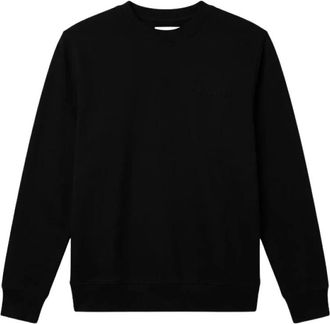Calvin Klein Sweatshirt met geborduurd logo - Heren - Sweatshirts - Zwart - S - Hoodies & sweatvesten