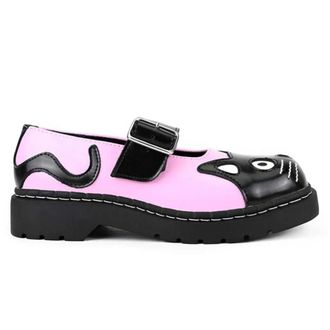 T.U.K. Mary Jane Kitty Leather Platform Goth Shoes