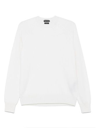 Tom Ford White Crewneck Sweater