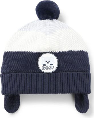 BOSS Baby beanie hat in cotton with red-panda badge