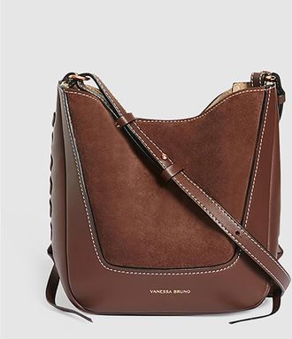 Vanessa Bruno Petit Sac Lou Marron Glac&eacute;