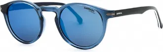 Carrera Round Semi-Rim Sunglasses - Blue