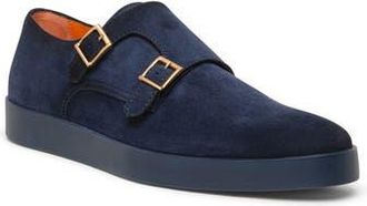 Santoni Monk Strap Sneaker in Blue at Nordstrom Rack, Size 10