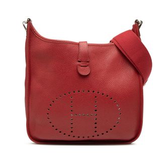 Herm&egrave;s Pre-owned Womens Togo Evelyne Iii 33 - Brown Leather - One Size