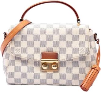 Louis Vuitton Pre-owned Croisette - Dames - Vintage Handtas - Wit - ONE Size - Leer - Vintage