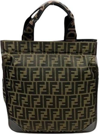 Fendi Pre-owned Zucca Tote Bag - Dames - Vintage Shopper - Bruin - ONE Size - Vintage