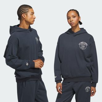 adidas Mens adidas Hoop York City Hoodie