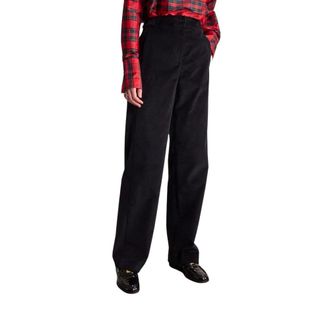 Ines De La Fressange Philo Broeken - Dames - Broeken - Blauw - Maat: XS Katoen