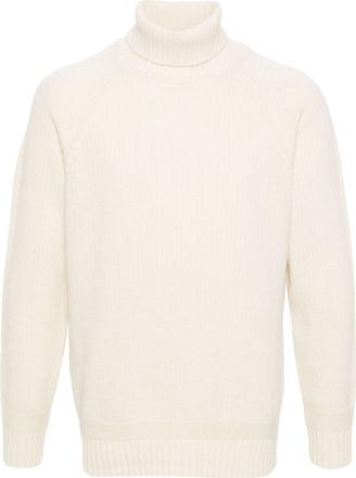 Ten c roll-neck wool jumper - men - Wool - 52 - Neutrals