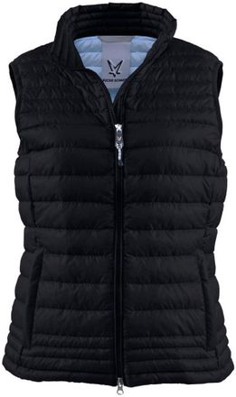 Fuchs Schmitt Steppweste FUCHS SCHMITT Steppweste, Damen, Gr. 34, blau (marine), Web, Obermaterial: 100% Polyester. Futter: 100% Polyester. Wattierung: 100% Polyest