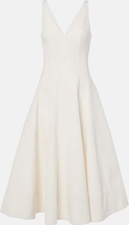 Staud Bridal - Abito midi Marieta in misto cotone