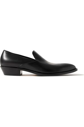 The Row Lars Leather Loafers