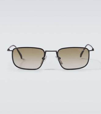 Prada Logo rectangular sunglasses