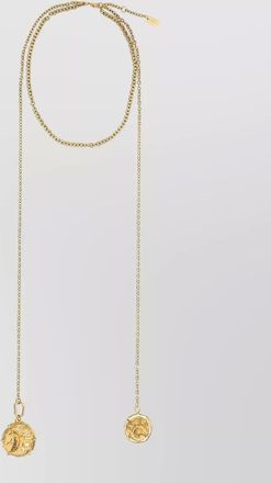 Chlo&eacute; medals pendant necklace