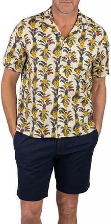 Tailor Vintage Stretch Cotton Cabana Shirt in Tropical Fruits at Nordstrom Rack, Size Xx-Large