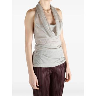 Rick Owens Sunburn Cowl-neck Top