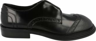 Ferragamo Ferragamo Mens Festo Wing-Tip Leather Oxfords