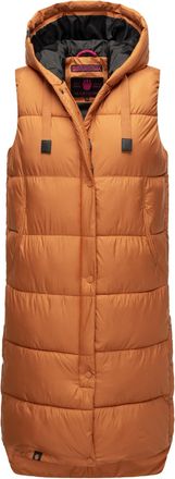 Marikoo Sayorii dames winterbodywarmer - lang, warm & met capuchon