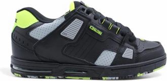 Globe Leren Veterschoen met Luchtkussens - Heren - Sneakers - Zwart - 42 1/2 EU - Schoenen