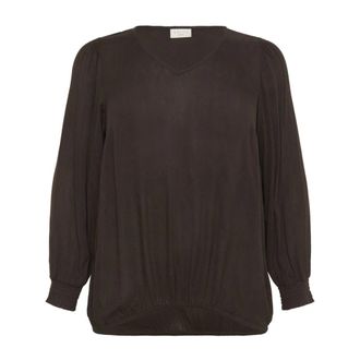 Kaffe Curve Mujer, Blusas y Camisas, Marr&oacute;n, Talla: 2XL