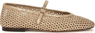 Bobbies Maya Ballet Flats in Iridescent Champagne at Nordstrom, Size 9.5