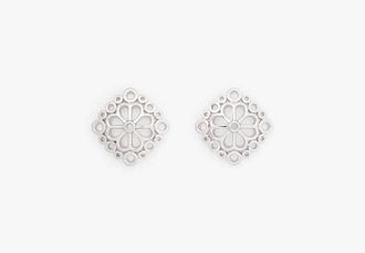 Kate Spade New York Spade Flower Lace Studs