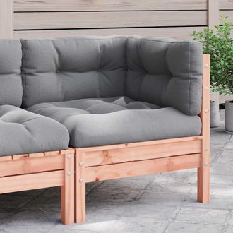 vidaXL Sof&aacute; Esquinero De Jard&iacute;n Con Cojines Madera Abeto Douglas Vidaxl