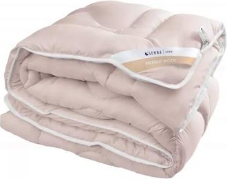 OEM Edred&oacute;n Para Todas Las Estaciones 155x200 Lana Merino Senna Home Rosa