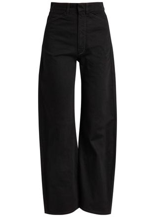 Christophe Lemaire Barrel-leg Jeans - Black - 32 (UK6 / XS)