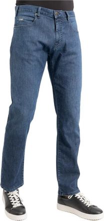 Emporio Armani Stijlvolle Denim Jeans voor Mannen - Heren - Slim Fit Jeans - Blauw - W33 - Denim - Jeans