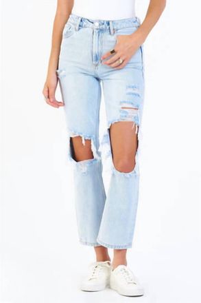Dear John Denim Jody High Rise Crop Destroyed Straight Jean In San Jose