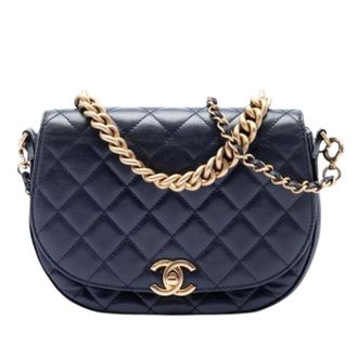 Chanel Pre-owned Vintage Satchel Bag - - Pre-owned - Donna - Blu - ONE SIZE