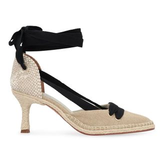 Castaner Pumps, female, Beige, Size: 5 US Casta Canvas Heel Espadrilles
