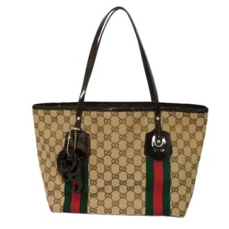 Gucci Pre-owned Tote Bags, female, Beige, Size: ONE SIZE Pre-owned Canvas gucci-bags