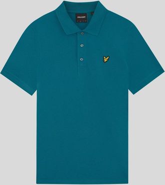 Lyle & Scott Lyle And Scott Mens Cotton Polo Shirt - Blue - Size: 40