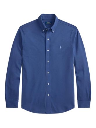 Polo Ralph Lauren embroidered-pony shirt - Blue