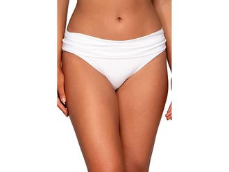 Sunsets Unforgettable Bottoms Womens Swimwear White Lily : LG (31 Waist), Spandex/Nylon