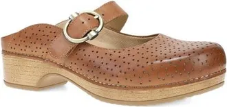 Dansko Blaire Perforated Mary Jane Clog in Tan at Nordstrom, Size 10.5-11Us