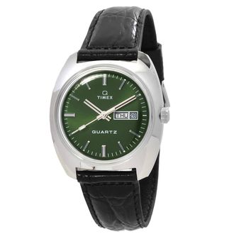 Timex Q Timex 1978 Quartz Green Dial Mens Watch TW2W44700