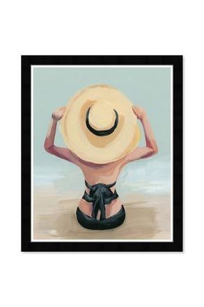 Wynwood Studio Vacay Mode On Green Framed Wall Art in None at Nordstrom Rack