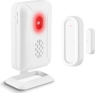OEM Timbre Inal&aacute;mbrico, Detector De Alarma Para Ventanas Que Pasan, Para Seguridad En El Hogar, Tiendas Y Oficinas, 5 Modos Y 36 Melod&iacute;as, Distancia De Tr