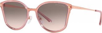 Michael Kors Womens MK1115-11083B MK1115 56 11083B Turin Sunglasses - Pink - One Size