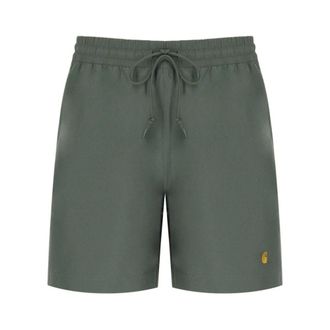 Carhartt Work in Progress Carhartt Wip, Beachwear, male, Green, Size: S Chase Swim Trunks