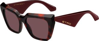 Etro 0096/G/S 82U/U1 Womens Sunglasses Tortoiseshell Size 55