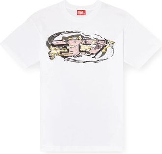 Diesel Heren, Tops, Wit, Maat: XL Katoen